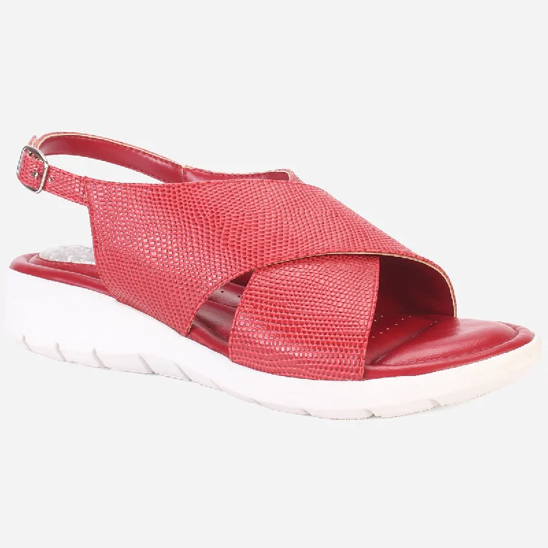 Premium Style Women's "ELENA" Wide Strap Open Toe Sandals