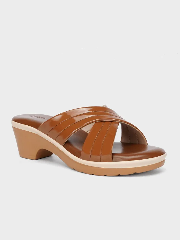 Trendy Styles Women's "LIAMA" Crossover Comfort Slippers
