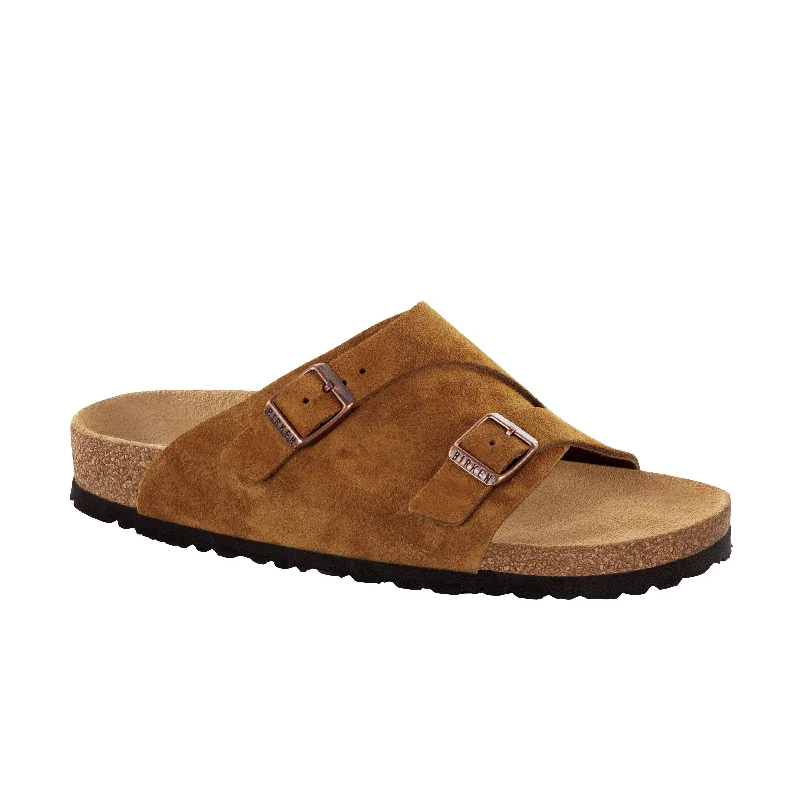 Comfortable Walking Shoes Zurich SFB Mink Suede Leather